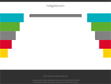 Tablet Screenshot of hotgylist.com